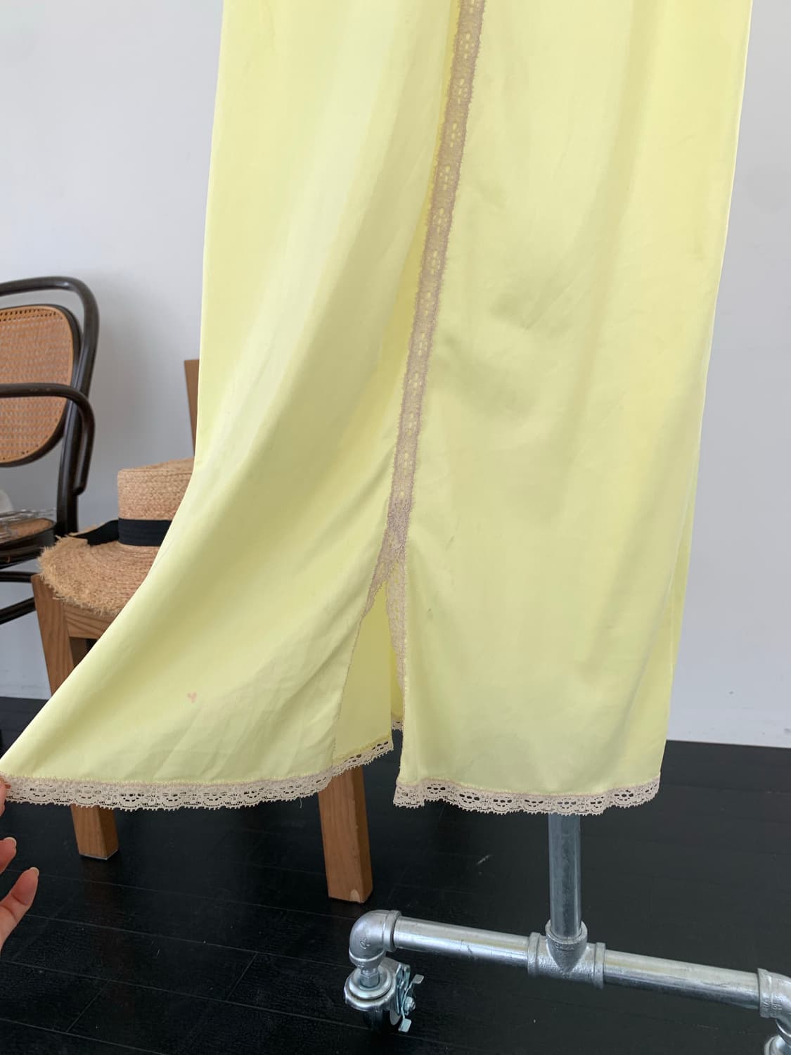 Lemon yellow slip dress 상품이미지2