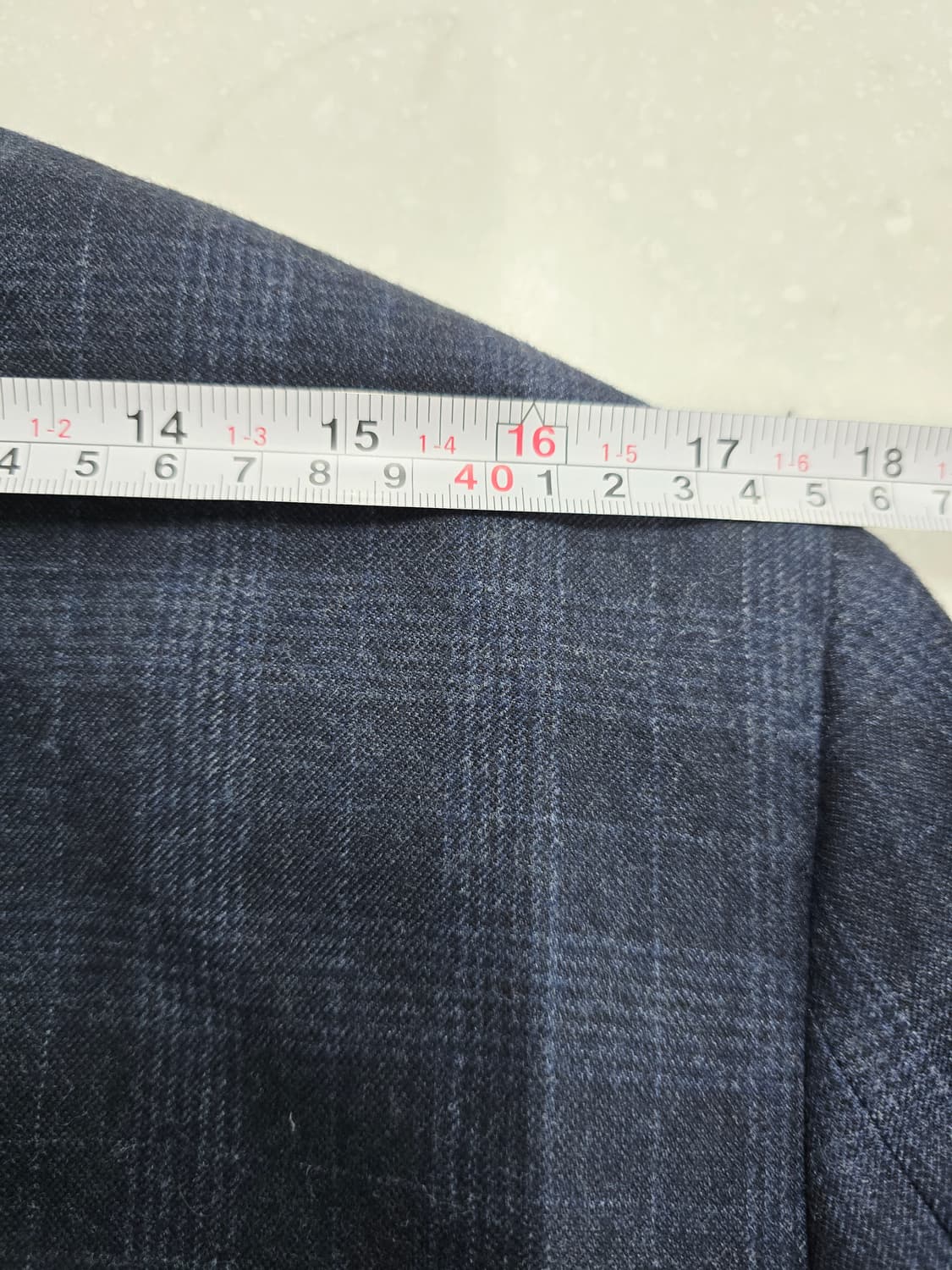 캠브릿지 체크무늬 남성 자켓 모100% 상품이미지7