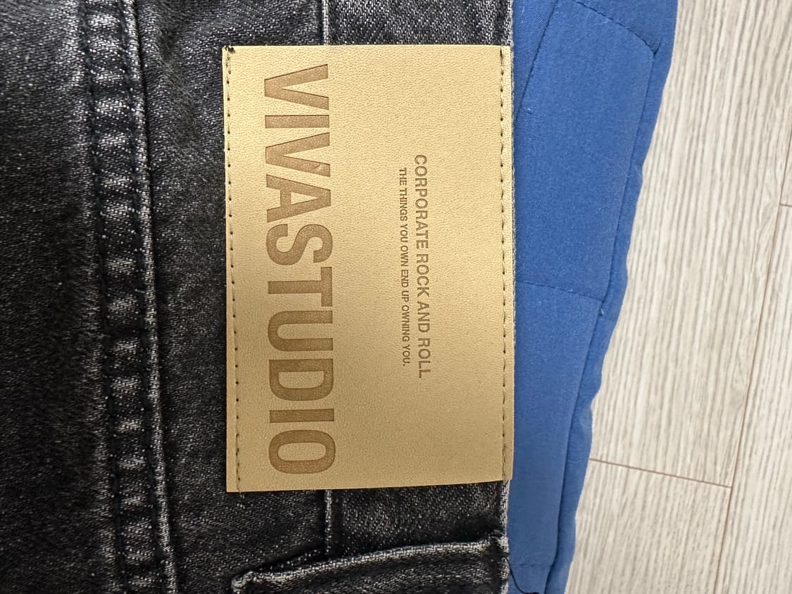 비바스튜디오 흑청 데님 XL 상품이미지3