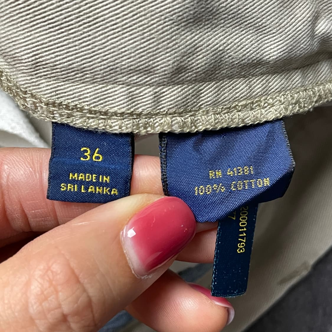 RALPH LAUREN 랄프로렌 빈티지 베이지 치노 하프팬츠 A01082 상품이미지10