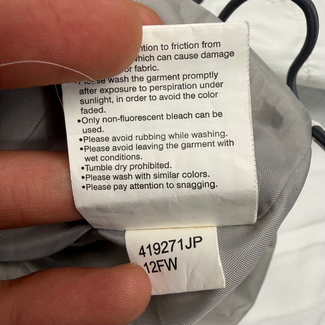 오클리 빈티지 화이트 경량패딩 M 상품이미지9