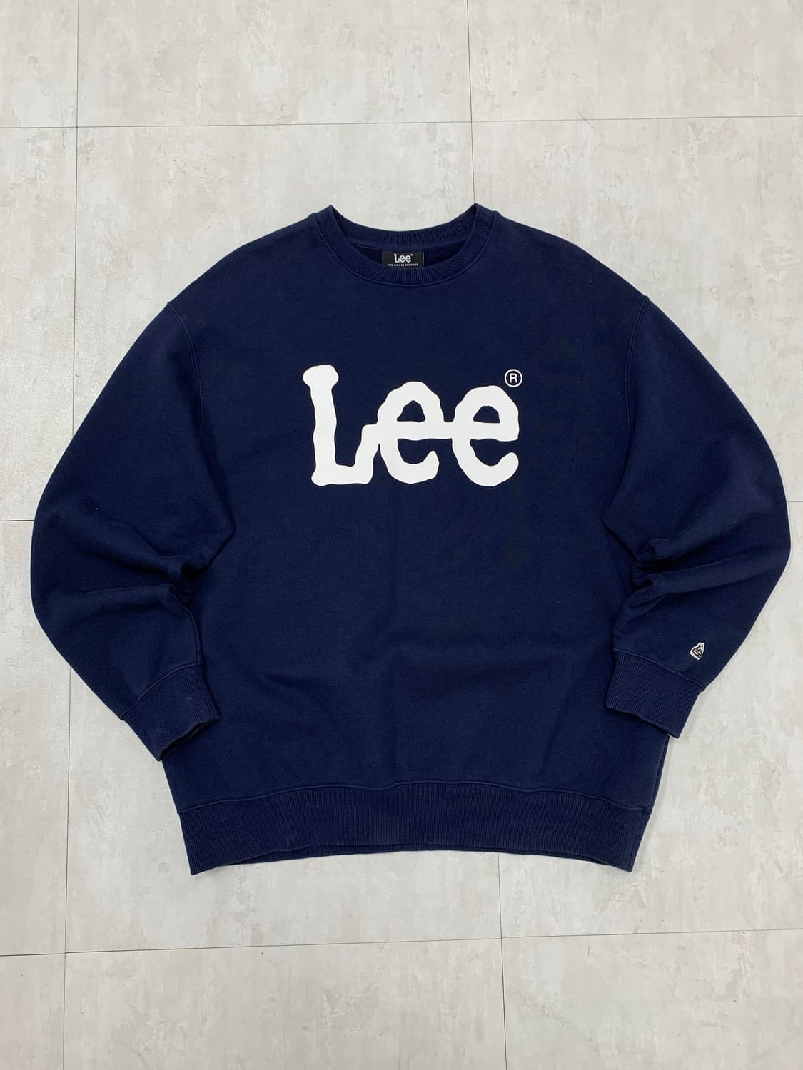 Lee 네이비 맨투맨 #617 상품이미지1