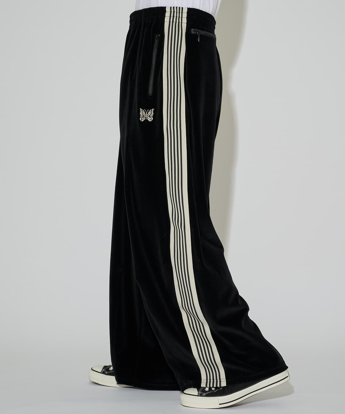 니들스 x 스튜디오스 H.D. 트랙 팬츠 C/PE 벨루어 블랙 상품이미지4