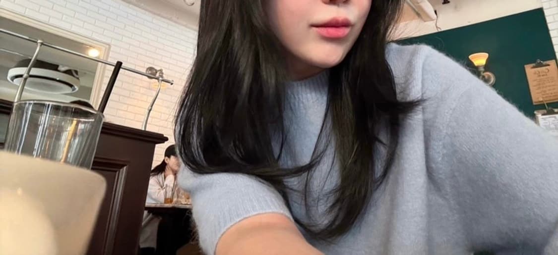 아르켓 알파카 하프니트 하늘색 S 상품이미지4