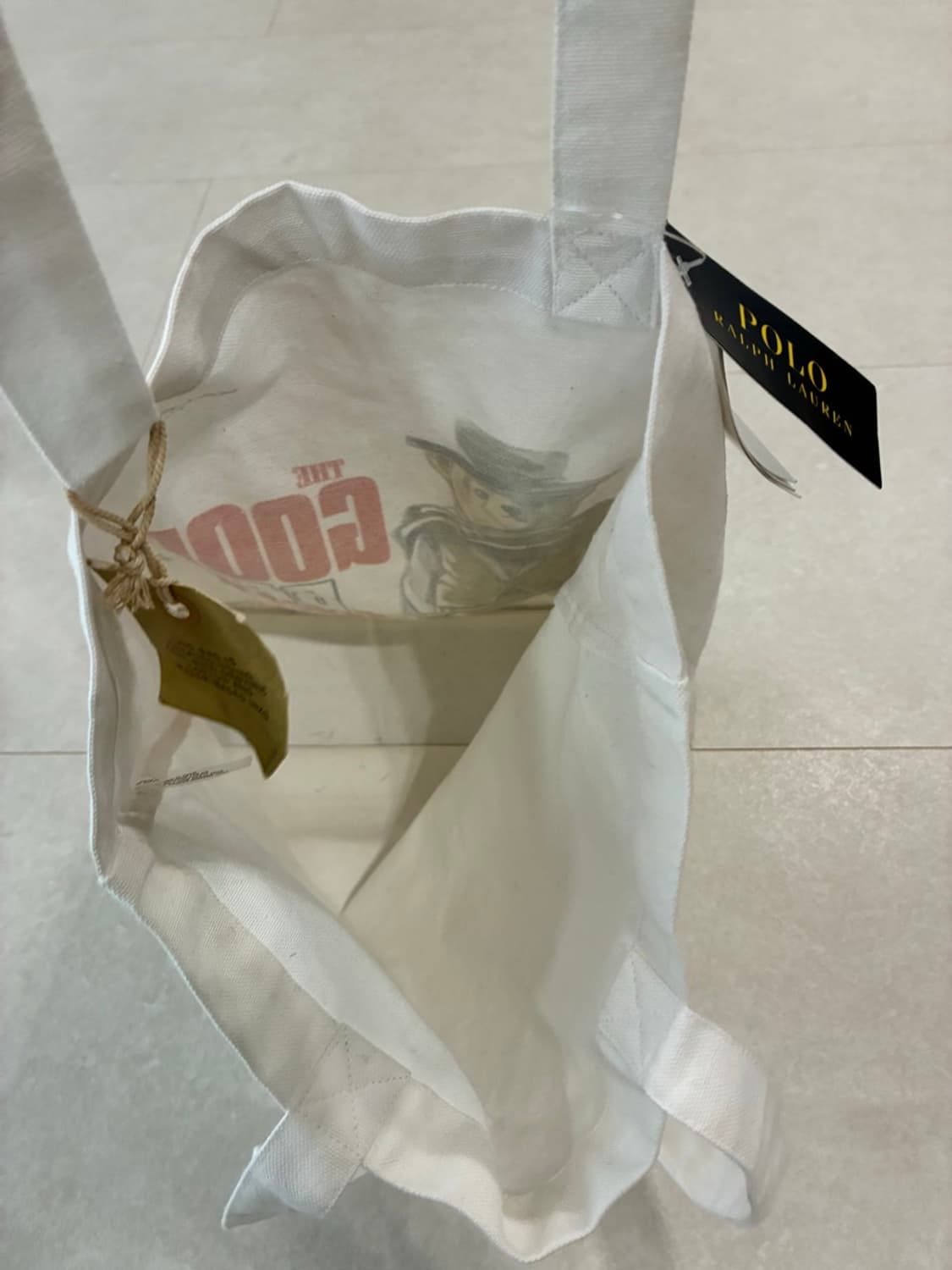 폴로베어 에코백 (새것) 상품이미지4