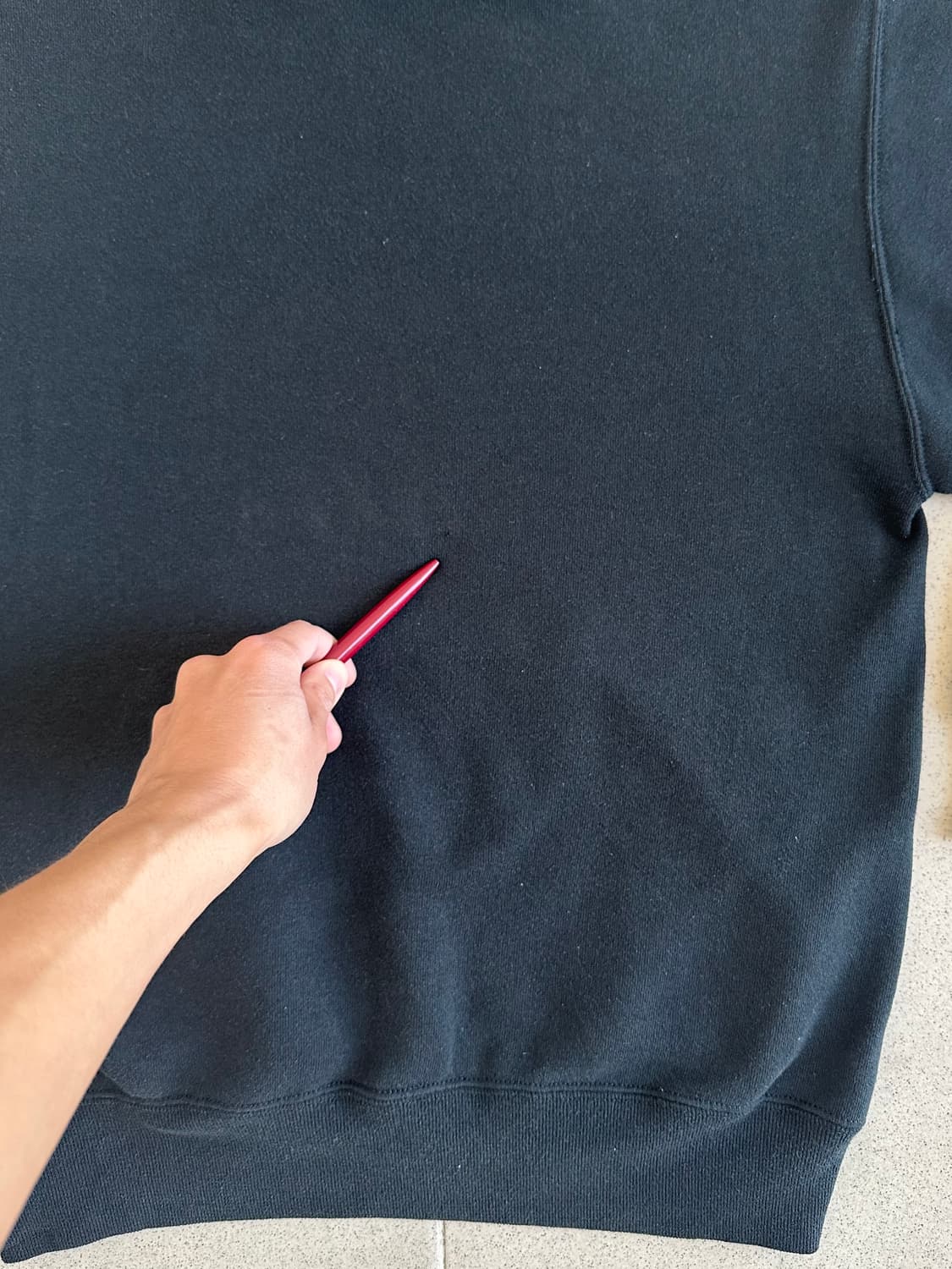 90s 빈티지 러셀 후드 블랙 M USA 상품이미지7