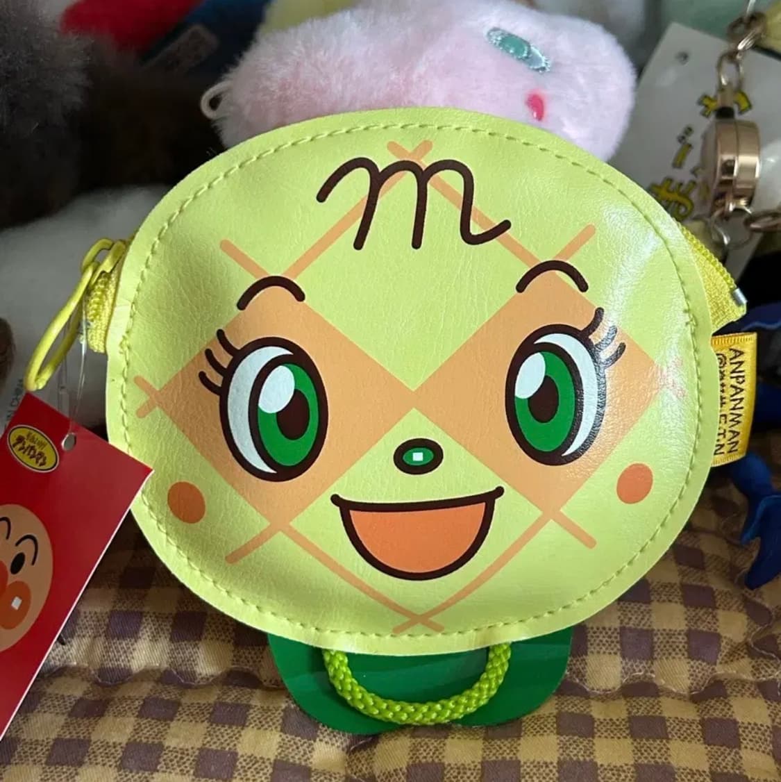 [새상품] 호빵맨 메론빵소녀 동전지갑 굿즈 상품이미지1