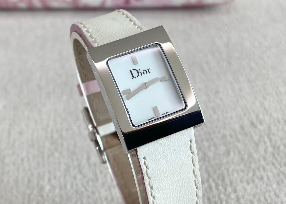 크리스찬 디올 마리스 화이트 자개 다이얼 쿼츠 상품이미지5