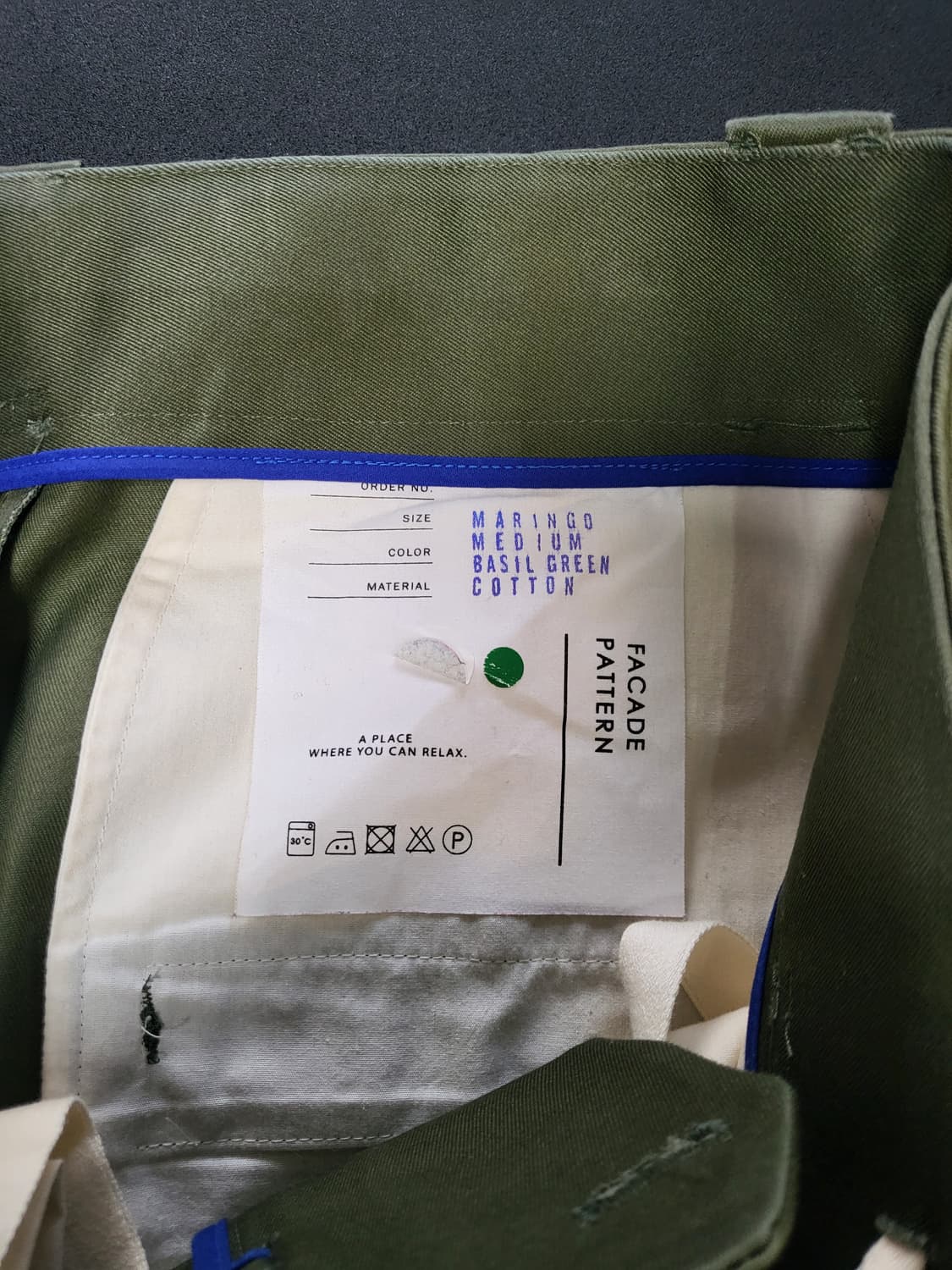 파사드패턴 코튼 팬츠 상품이미지3