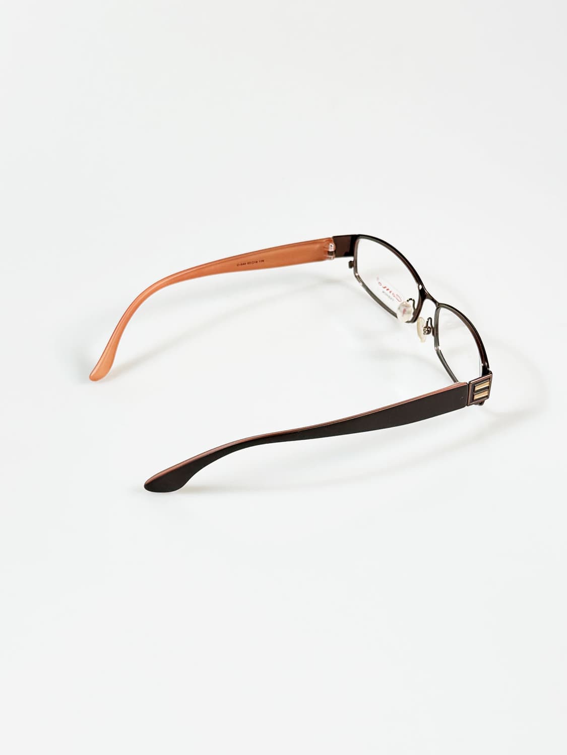 CAMO 브라운 메탈 슬림 스퀘어 빈티지 안경 상품이미지4
