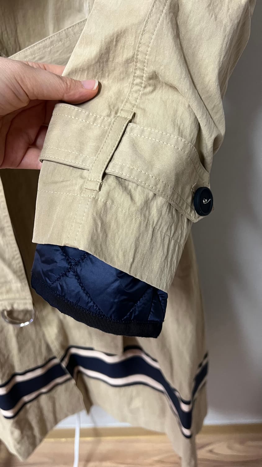 GIOVANNI 밍크카라 트렌치코트 상품이미지6