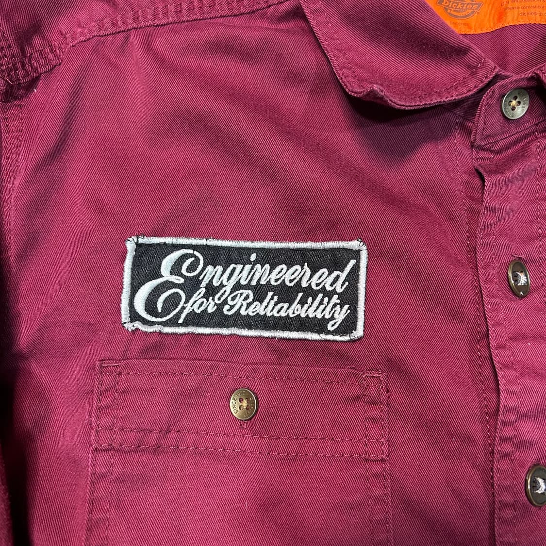 [L] 00s 디키즈 자수패치 워크셔츠 상품이미지3