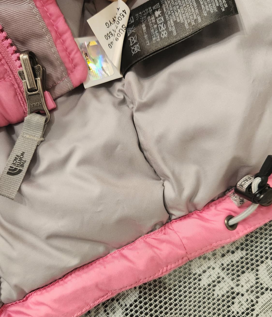 노스페이스 눕스 700 핑크 패딩조끼 상품이미지7