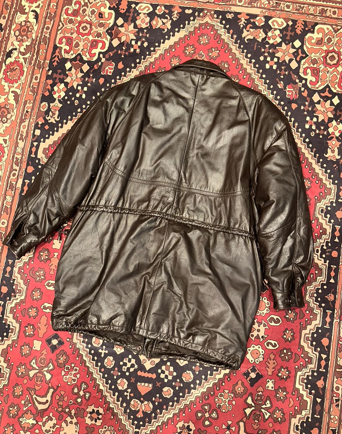 ( 2XL-3XL ) 가죽코트 가죽하프 가죽자켓 아메카지 워크웨어 빈티지 상품이미지4