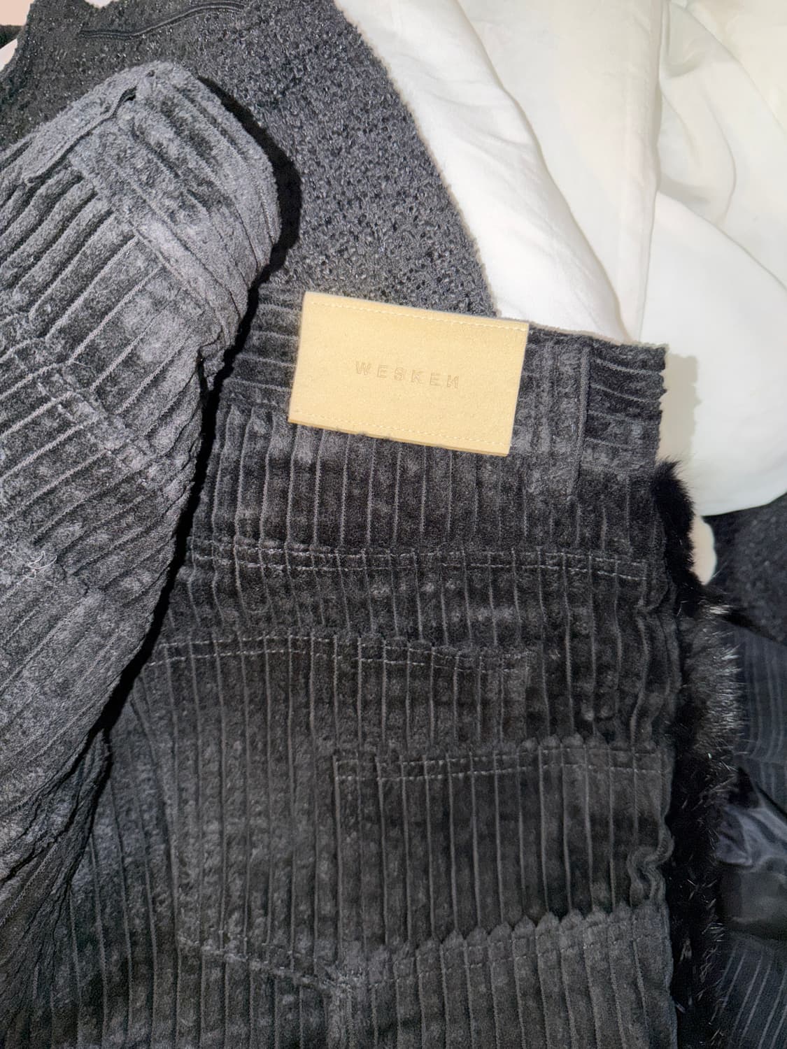 wesken 사이드 퍼 스터드 디테일 코듀로이 팬츠 상품이미지2