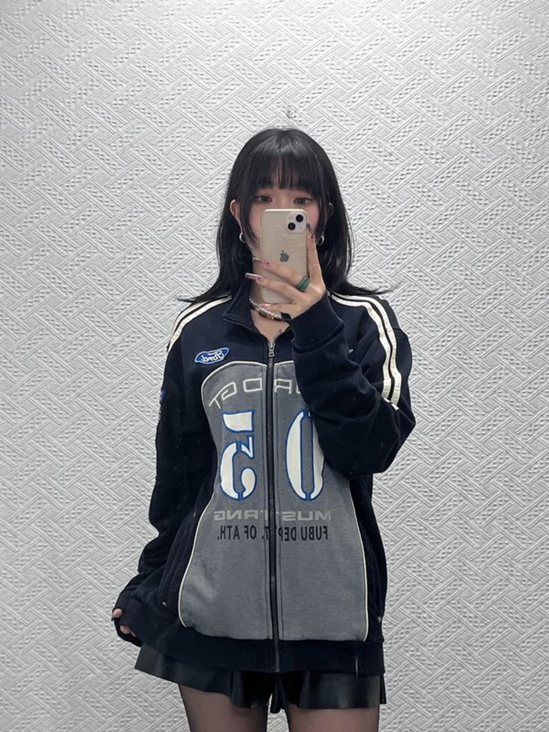 푸부 스트릿 펑크 포드 머스탱 레이싱 집업 자켓 XL C11918 상품이미지1
