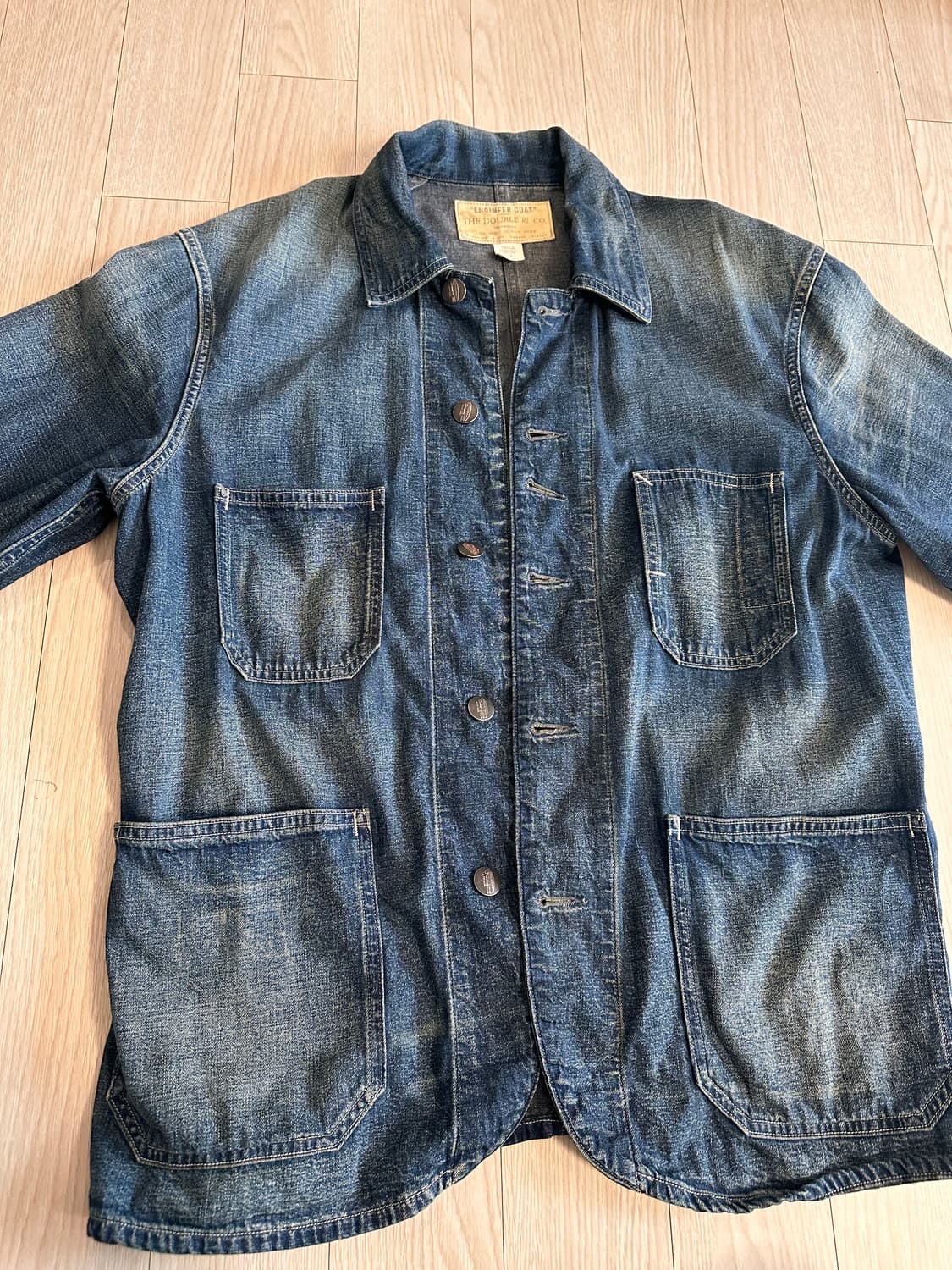 rrl 린넨 데님 엔지니어드 자켓 m 상품이미지1