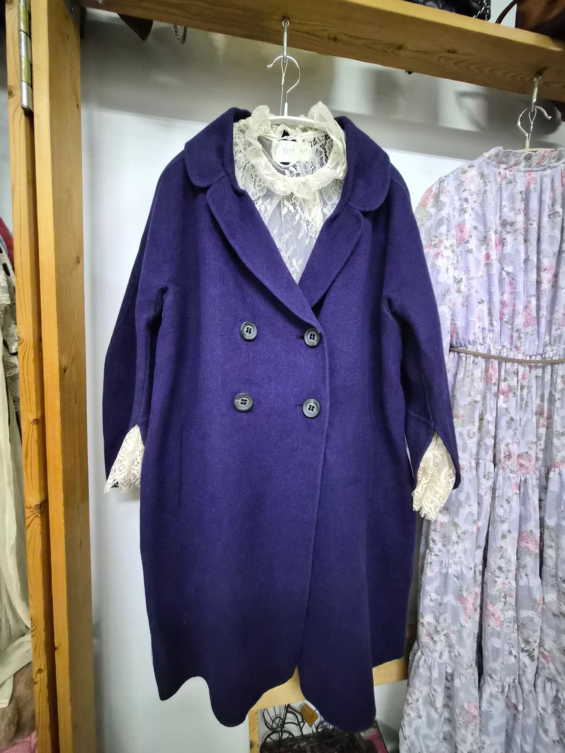 시스템  핸드메이드  코트 (Royal Purple) 상품이미지8