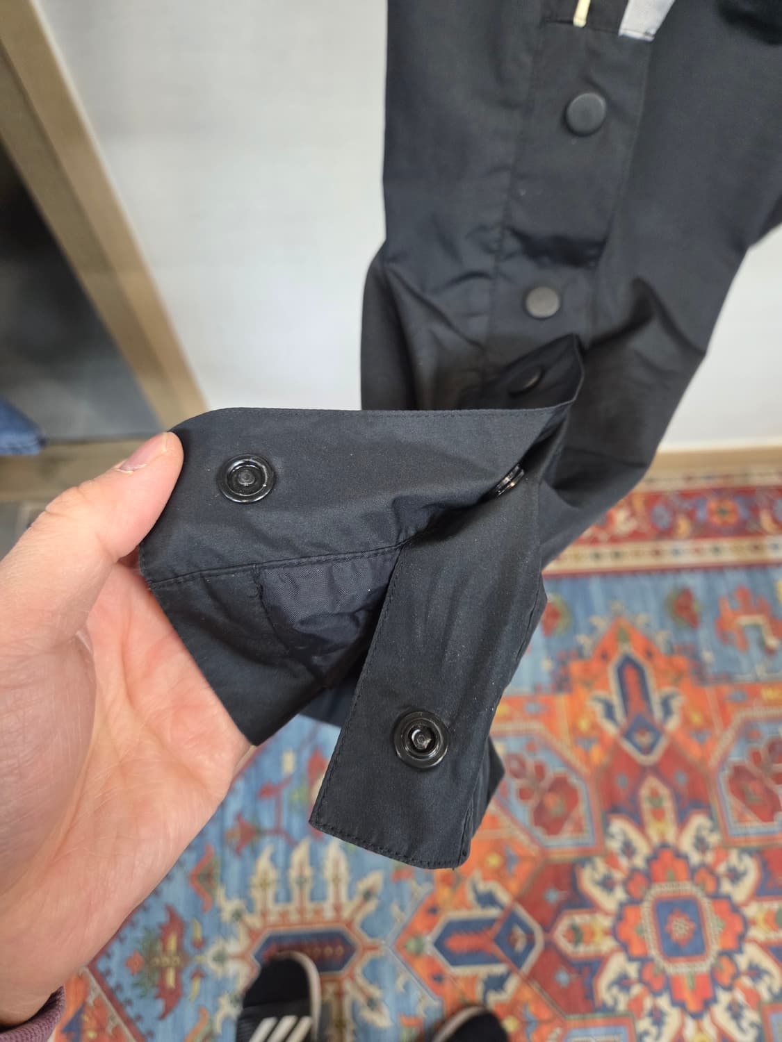 나이키 올드스쿨 00s 밑단 사이드버튼 방풍 트랙팬츠 xl 대략 33 상품이미지4