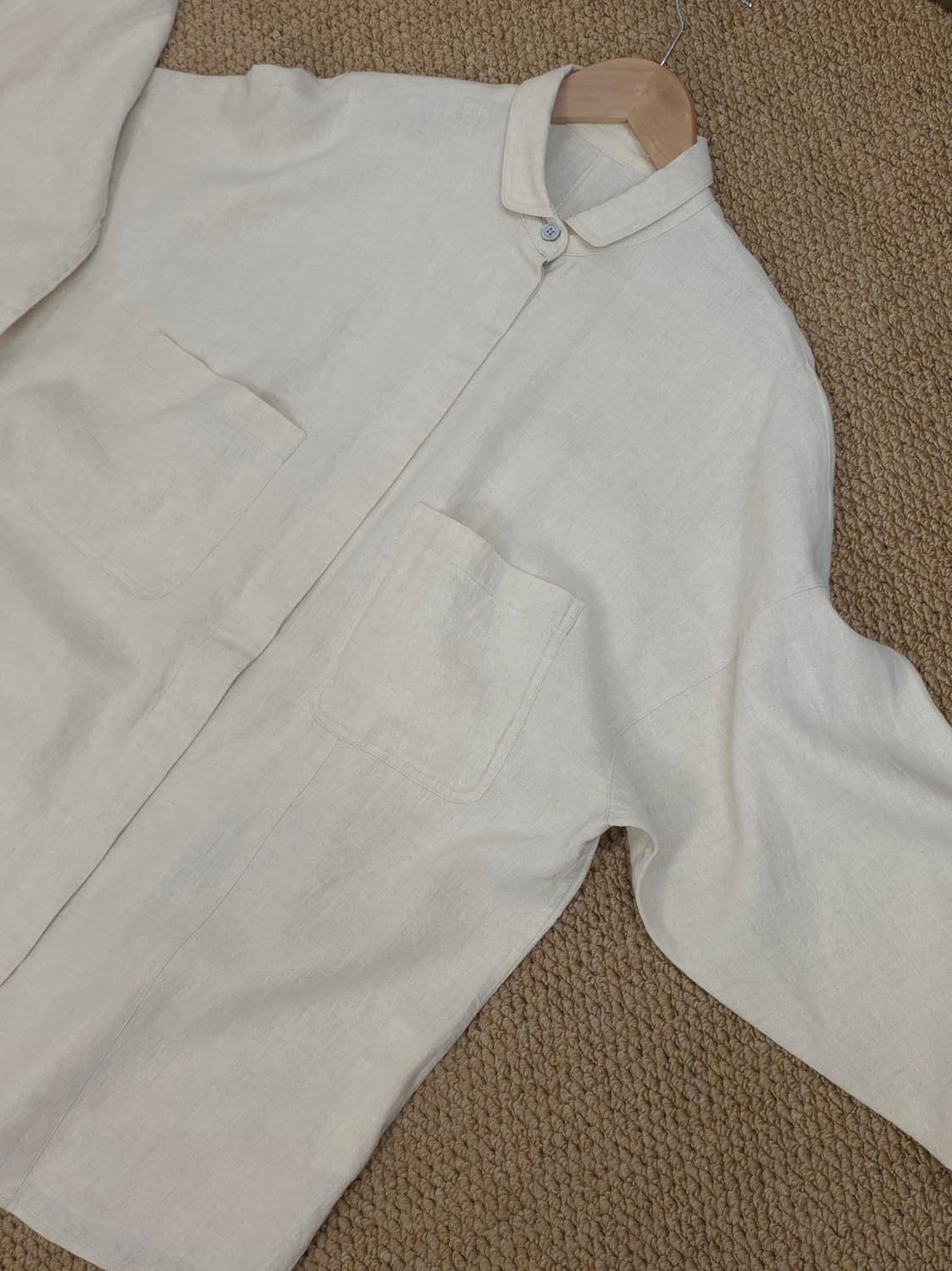 린넨100% 셔츠 아우터 상품이미지6