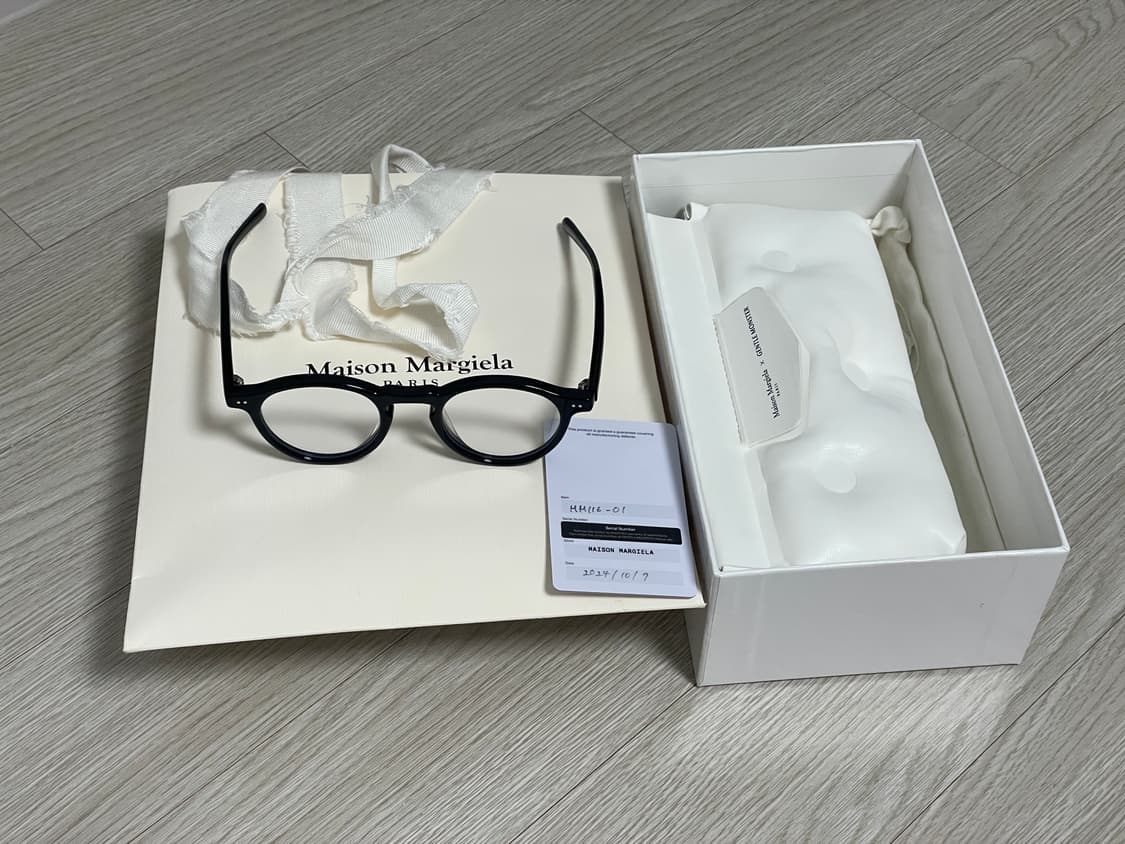 젠틀 몬스터 x 메종 마르지엘라 MM116 블랙 (풀구성) 상품이미지1