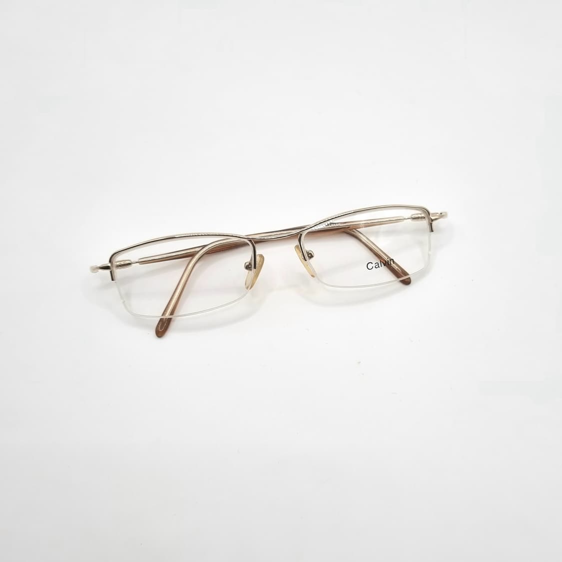 데드스탁 반무테 골드사각 포인트안경 357 상품이미지1