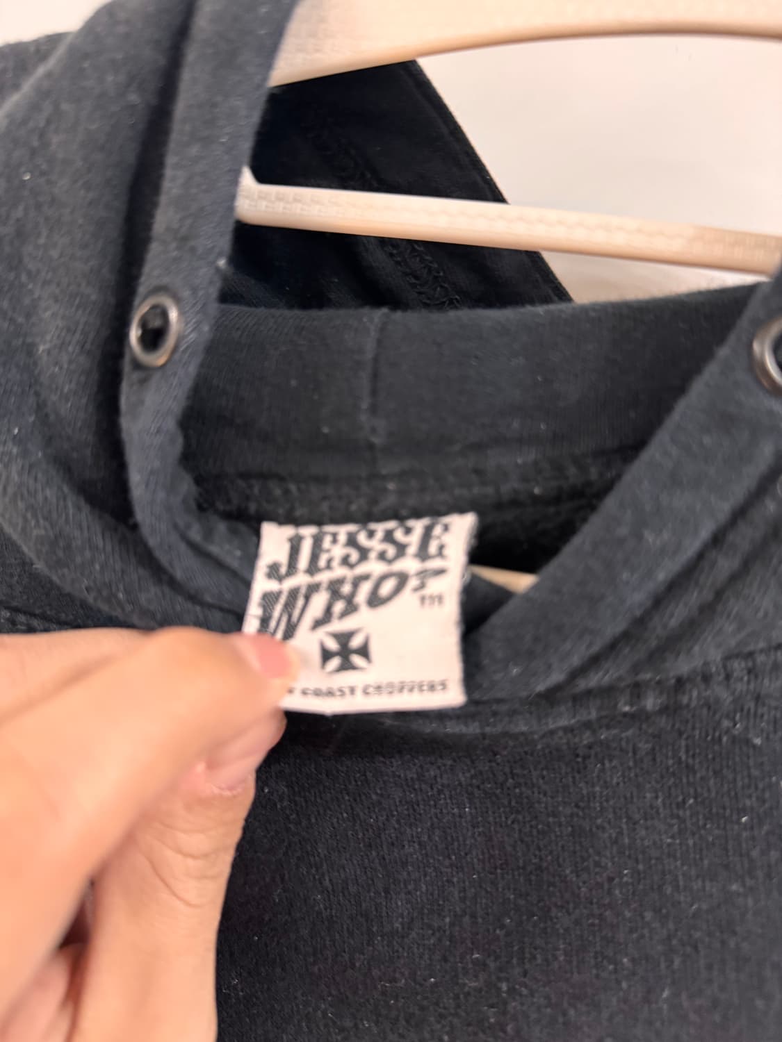 90s 웨스트코스트차퍼스 후디 블랙 상품이미지3