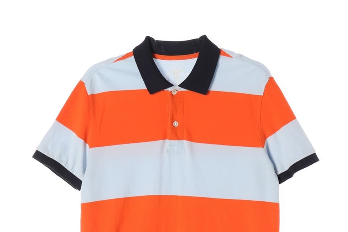 GAP 스트라이프 피케 반팔 카라티 S 상품이미지3