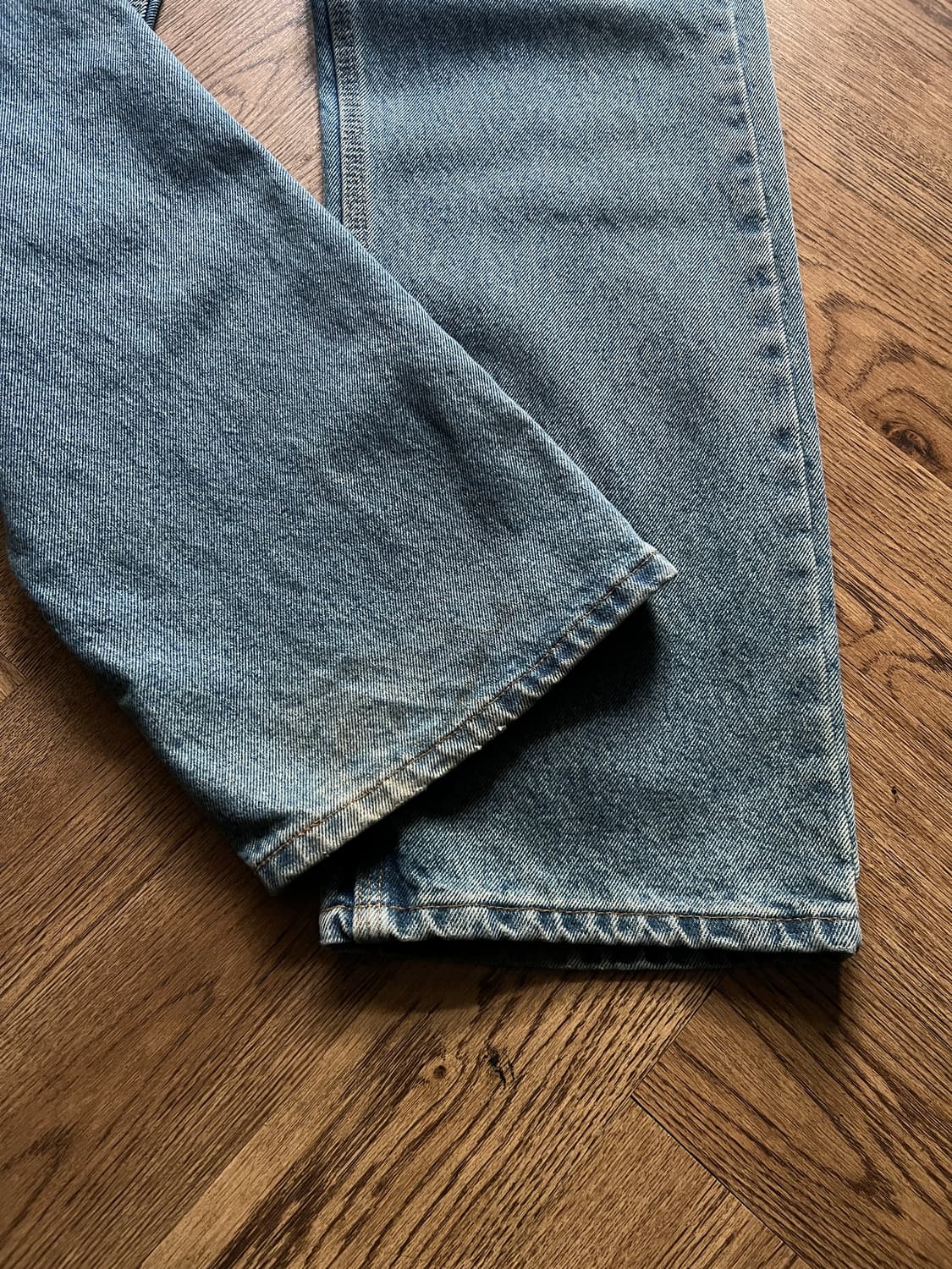 [31]칼하트 USA 미디엄블루 워크 데님 팬츠 상품이미지3