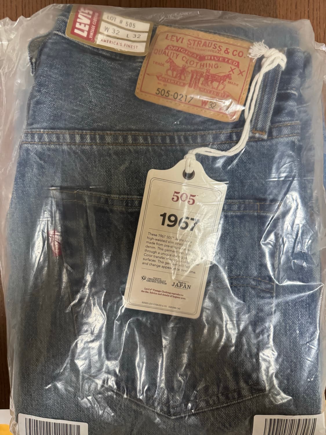 리바이스 LVC 1967 505 진 67505-0129  32x32 상품이미지1