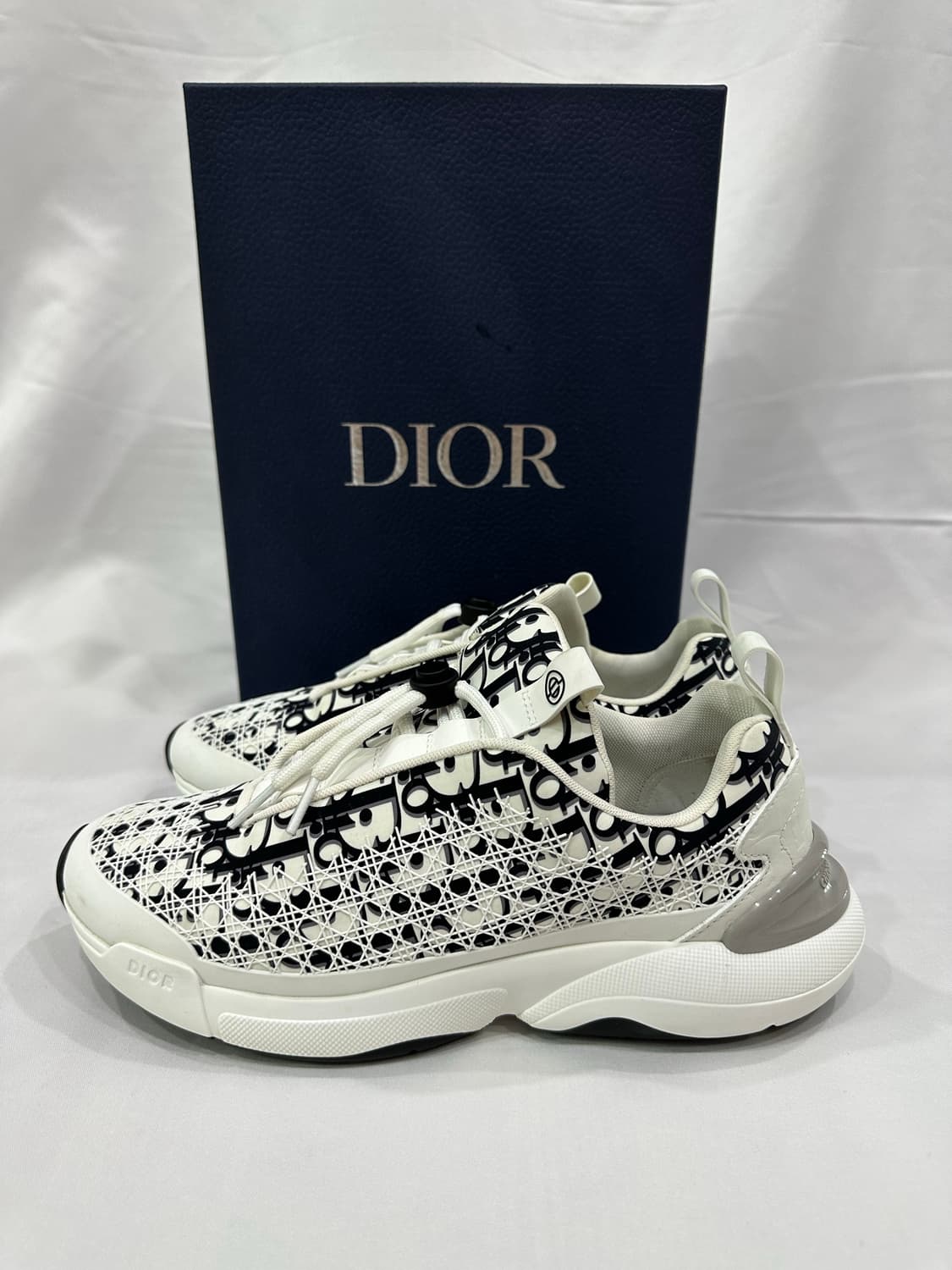 [42] DIOR 디올 오블리크 b24 스니커즈 화이트 상품이미지5