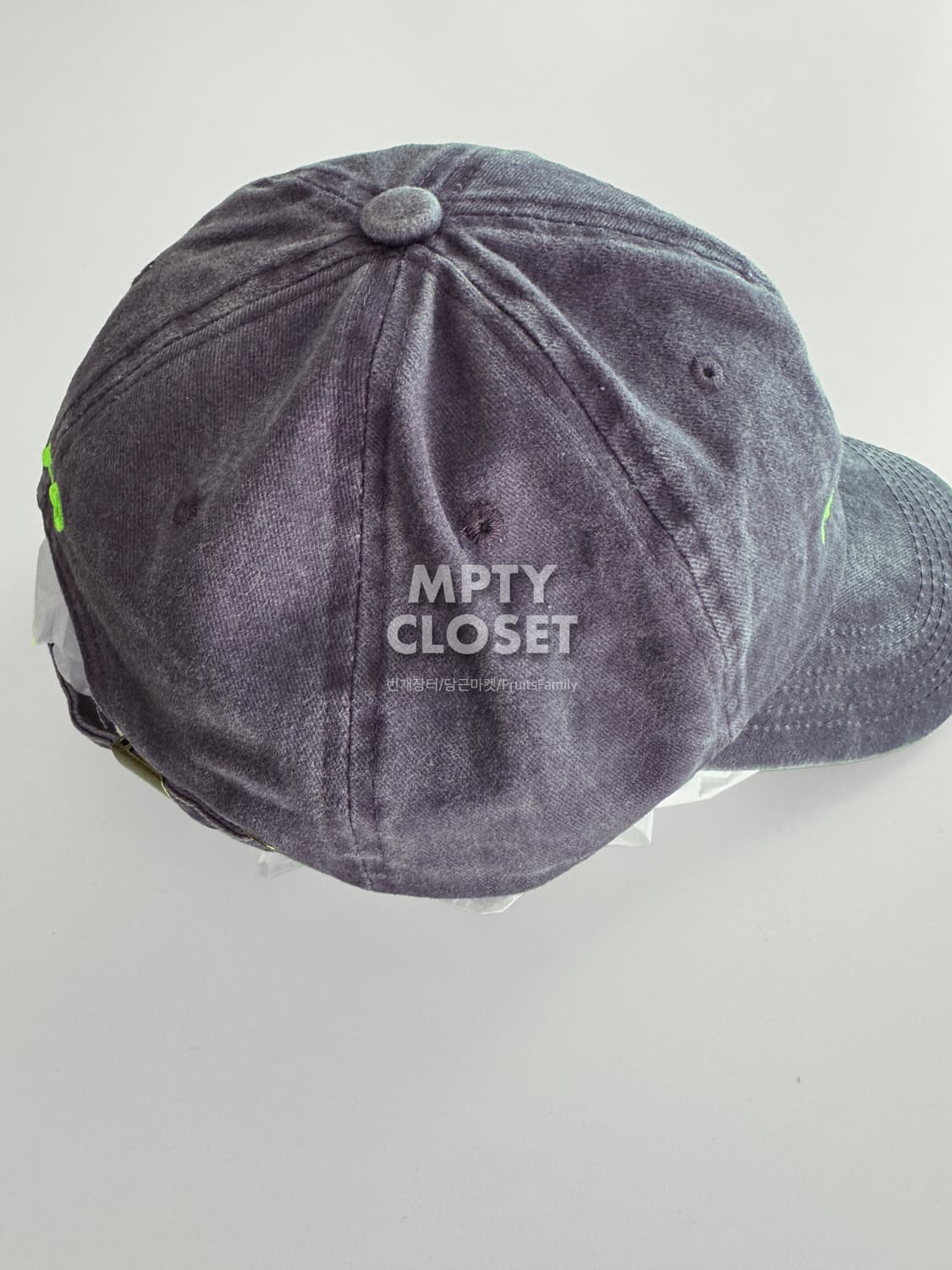 Hoho Coco Plot Twist 워시드 볼캡 퍼플 상품이미지5