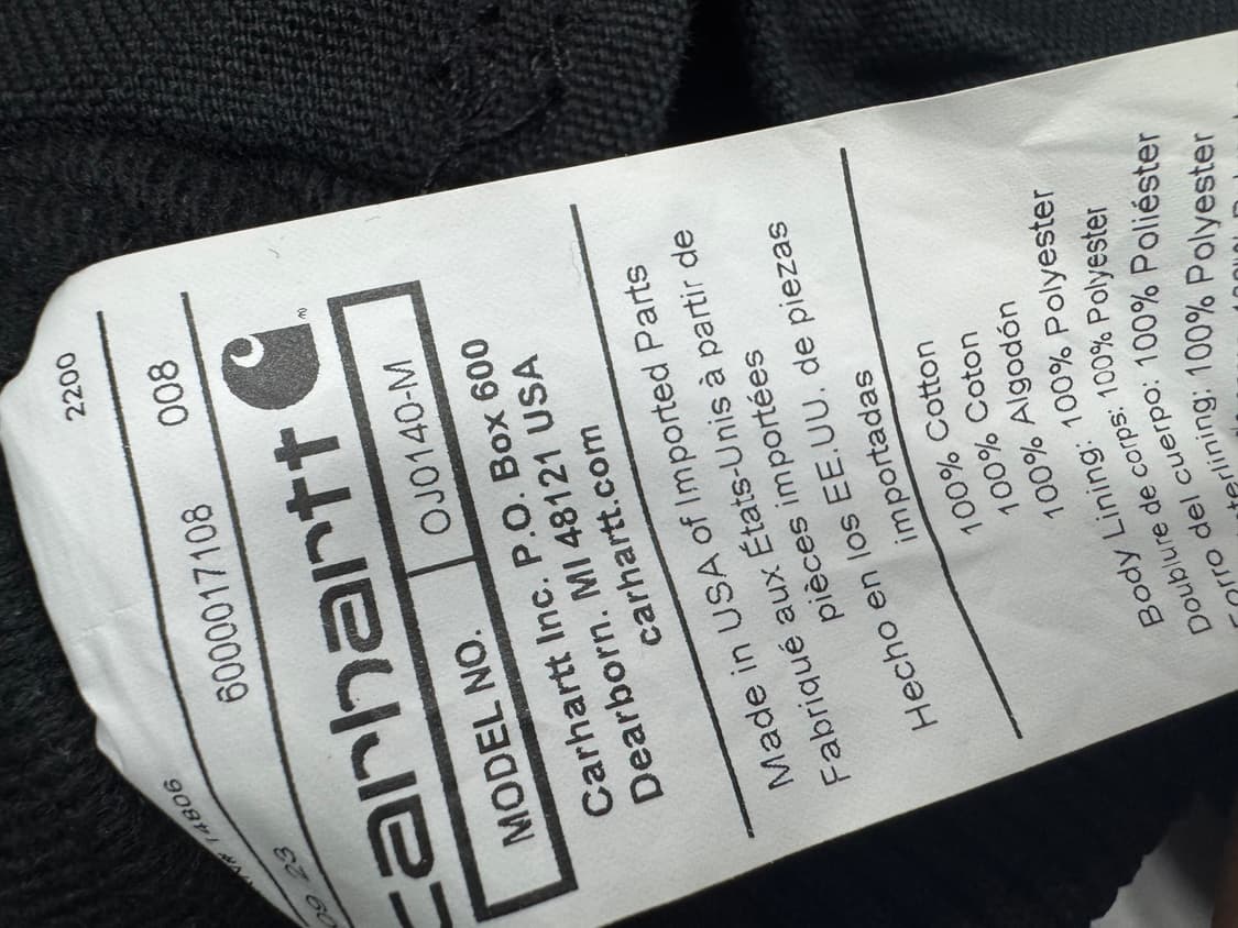 칼하트 워크자켓 상품이미지4