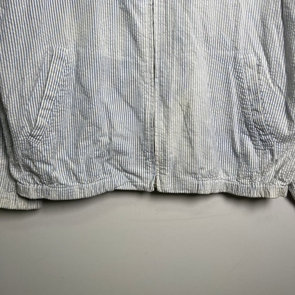 폴로 랄프로렌 시어서커 스트라이프 블루종 자켓 100 상품이미지5