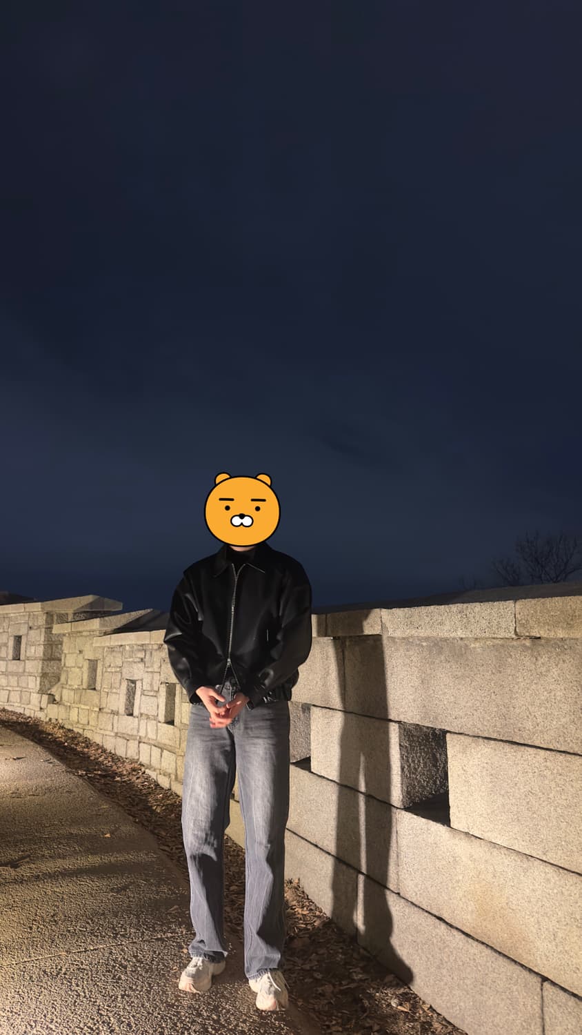 도프제이슨 오버핏 비건레더 보머 자켓 상품이미지10