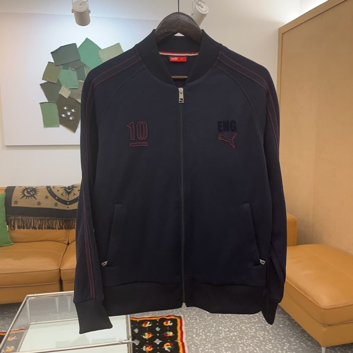푸마 블록코어 잉글랜드 국대 트랙탑 져지 집업 M C06683 상품이미지3