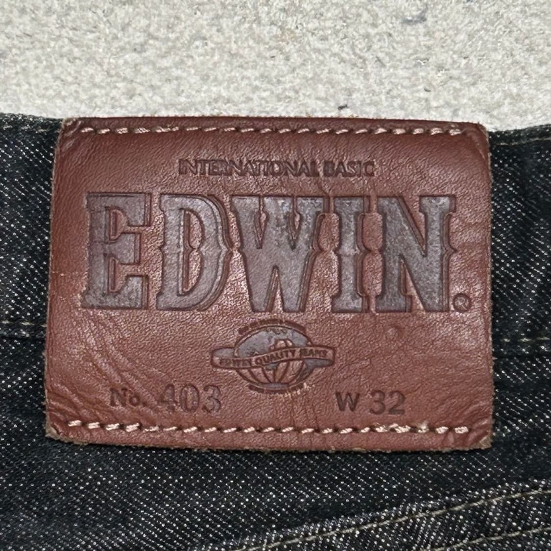 [일본판] EDWIN 인터네셔널 베이직 청바지 403 / 32 상품이미지5