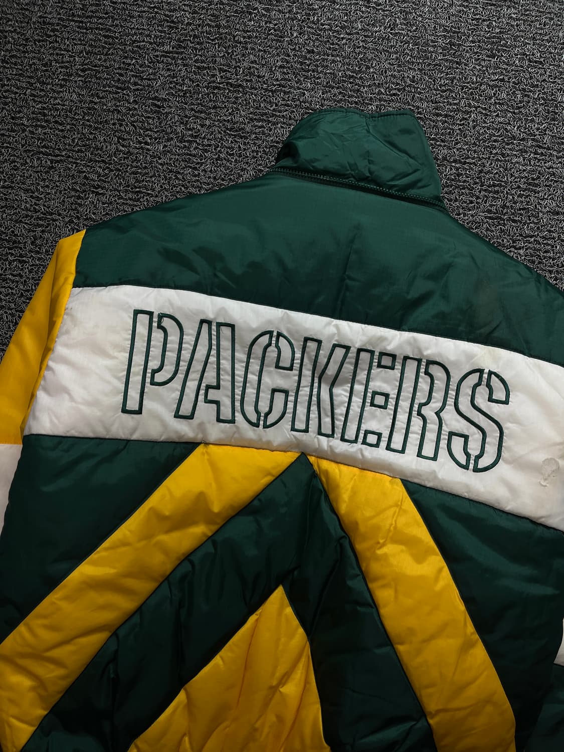 90s 프로플레이어 NFL 그렌베이 패커스 바시티 자켓 315 상품이미지3