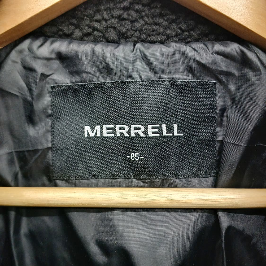 머렐 블랙 롱 뽀글이  집업 아우터 85 상품이미지4