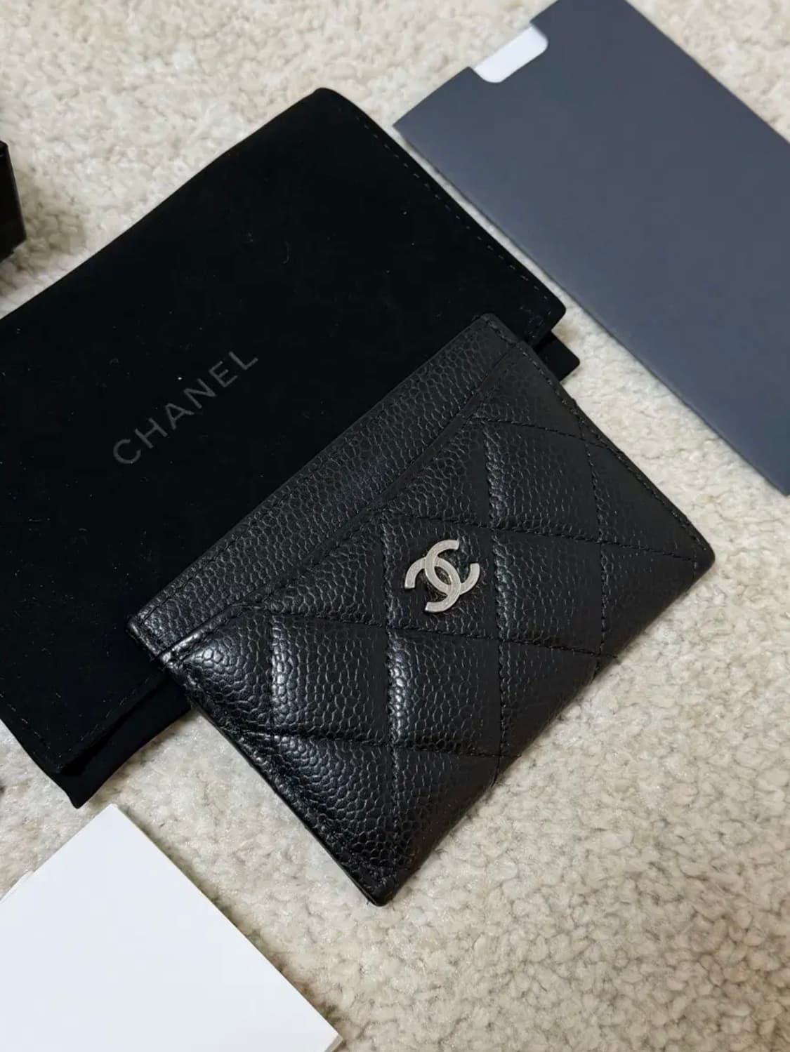 샤넬 카드지갑 (캐비어) 상품이미지2