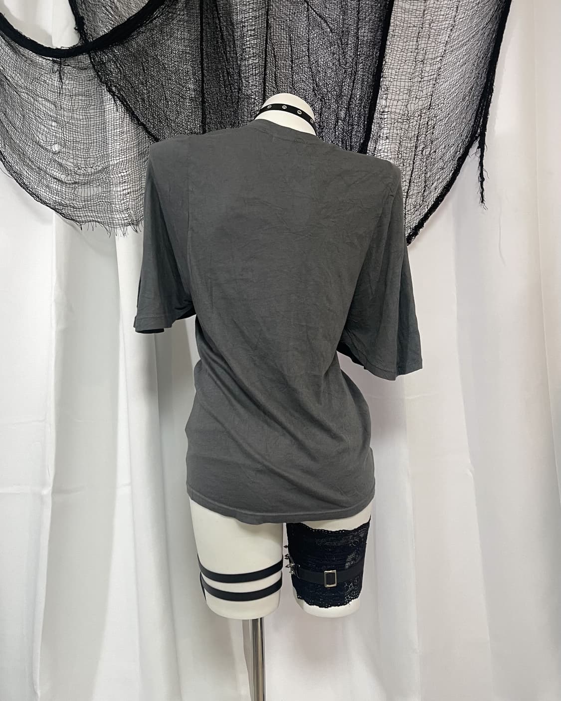 gray shirring t-shirt 상품이미지5
