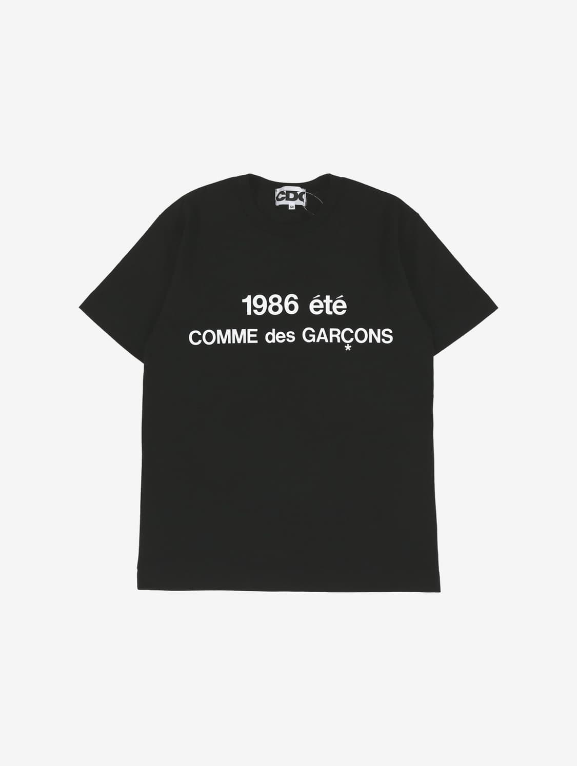 교환 L -> M / CDG 1986 ete 티셔츠 블랙 상품이미지1