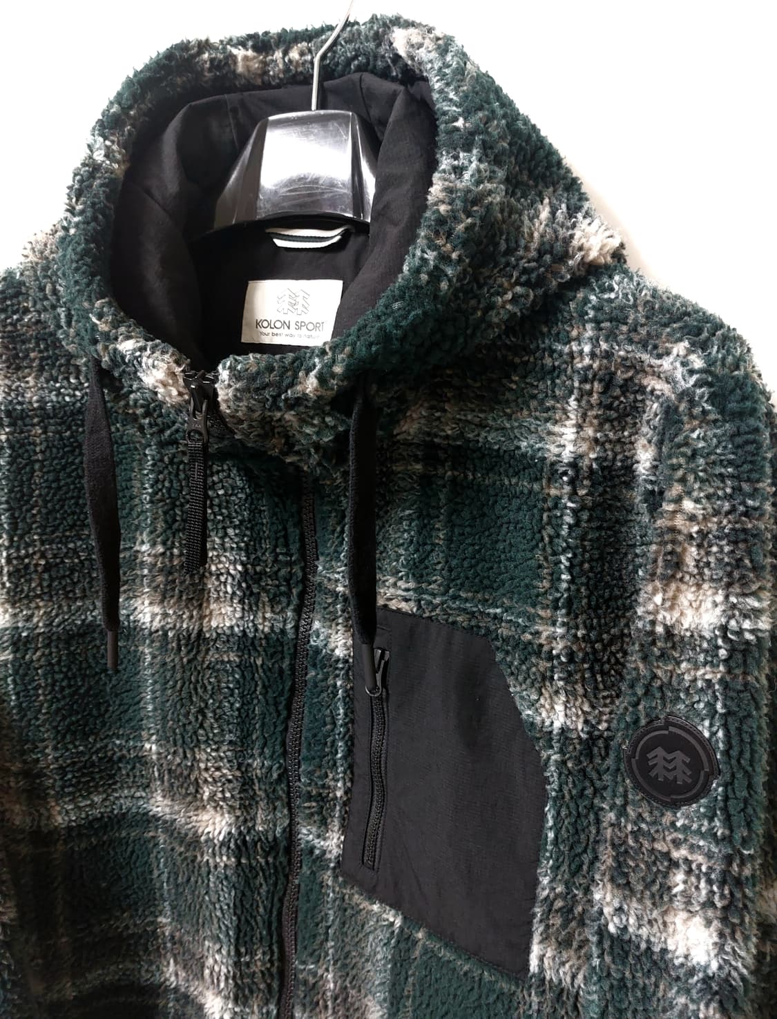 코오롱스포츠 플리스 후드 집업 110 상품이미지2