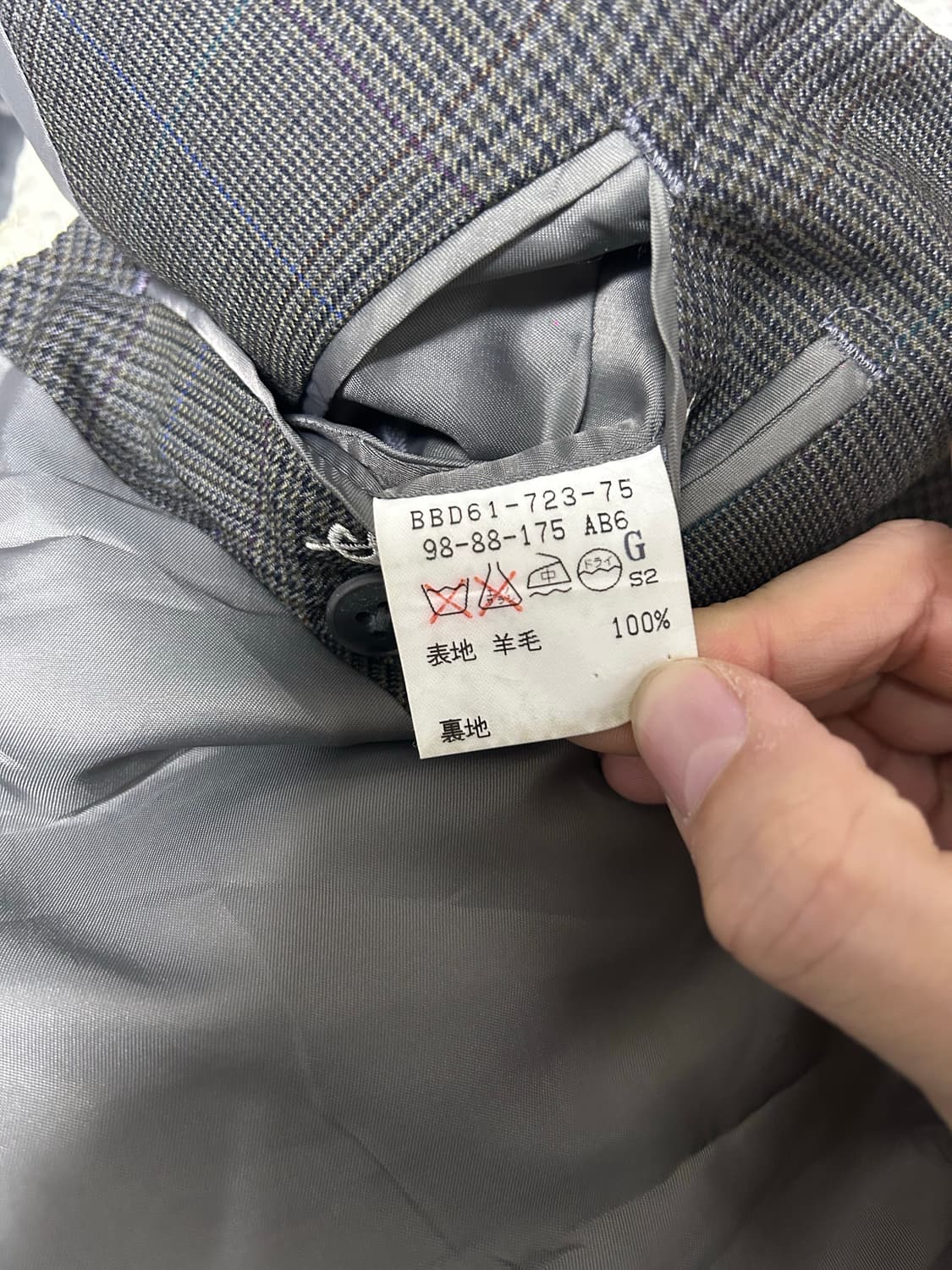 버버리 양모 블레이저 105~110 상품이미지5