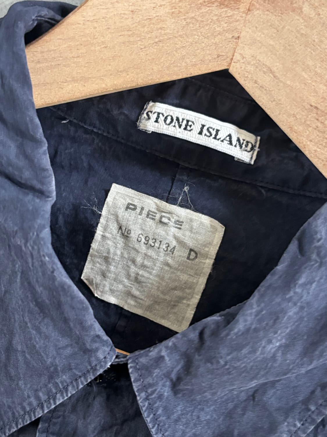 Stone-Island 스톤 아일랜드 네이비컬러 투포켓 셔츠 자켓 상품이미지5