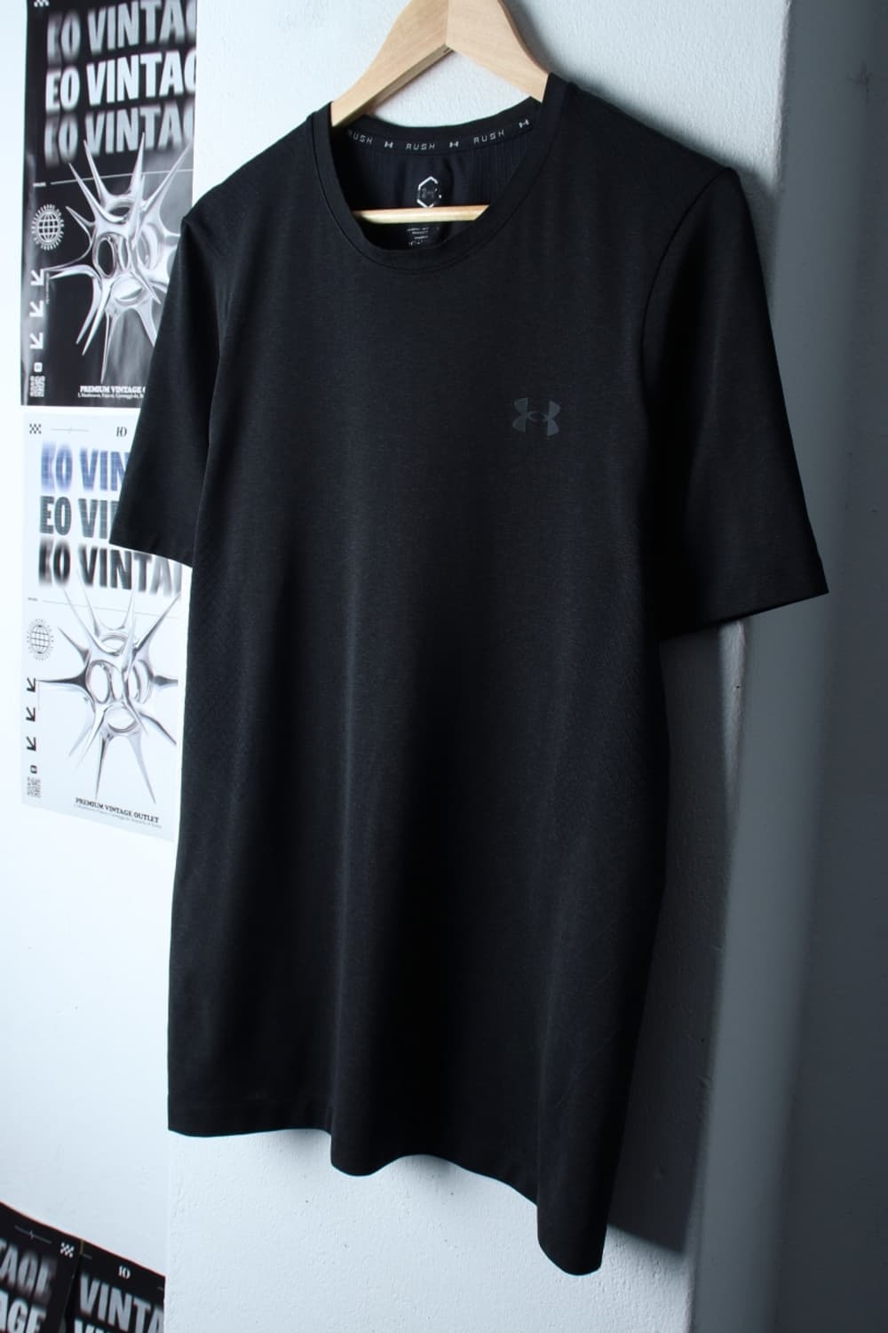 (L-2XL) 언더아머 반팔 티셔츠 기능성 런닝 차콜-H30805 상품이미지1