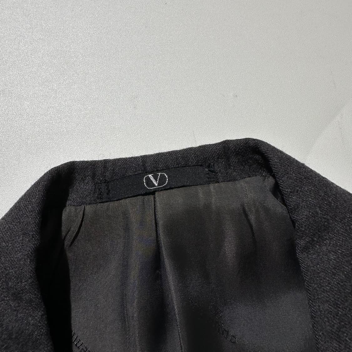 발렌티노 금장버튼 캐시미어 블렌드 더블 블레이저 자켓 상품이미지4