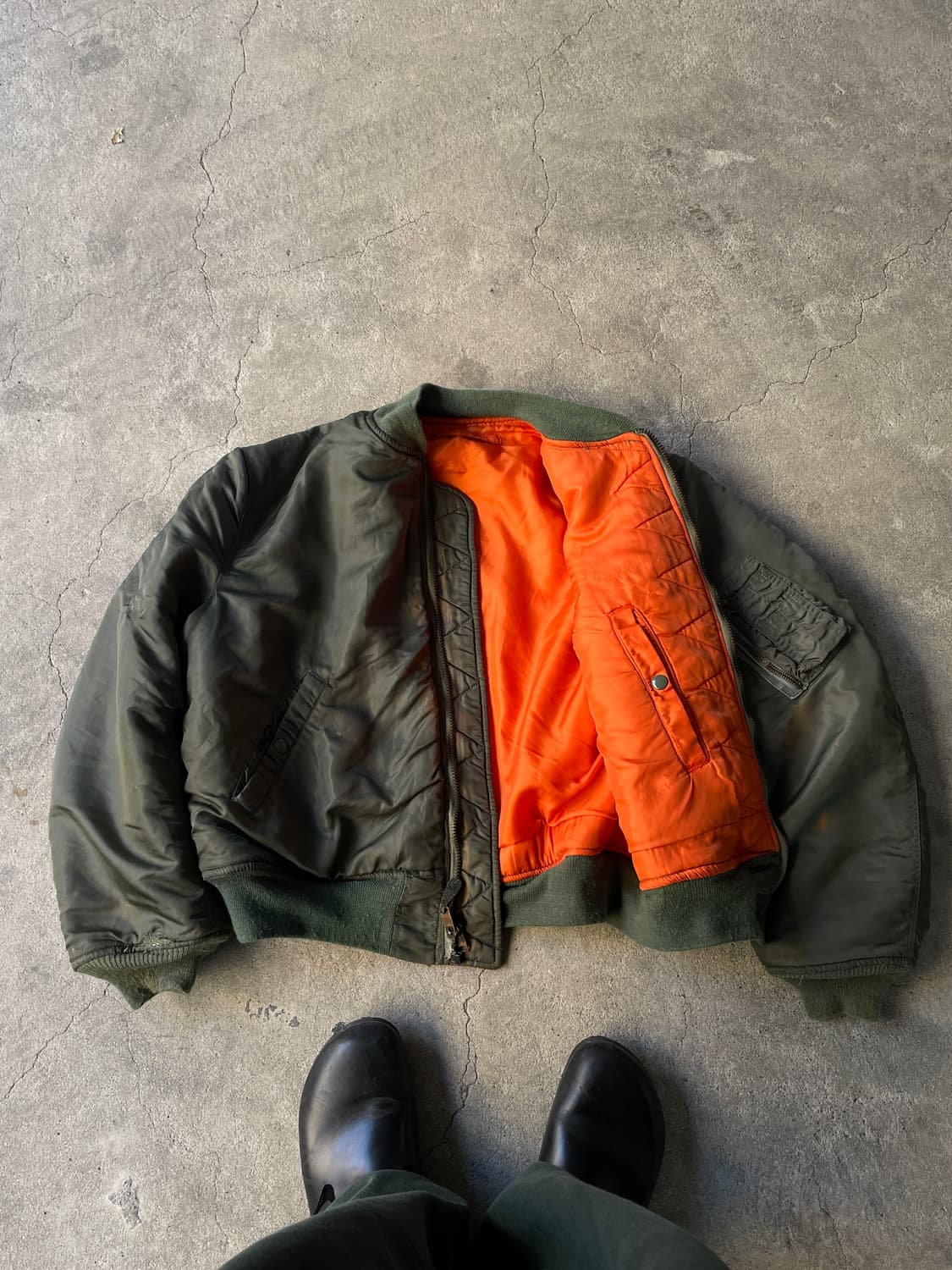 Rare!)OG 60s USAF MA-1 D Type Flight Jac 상품이미지4