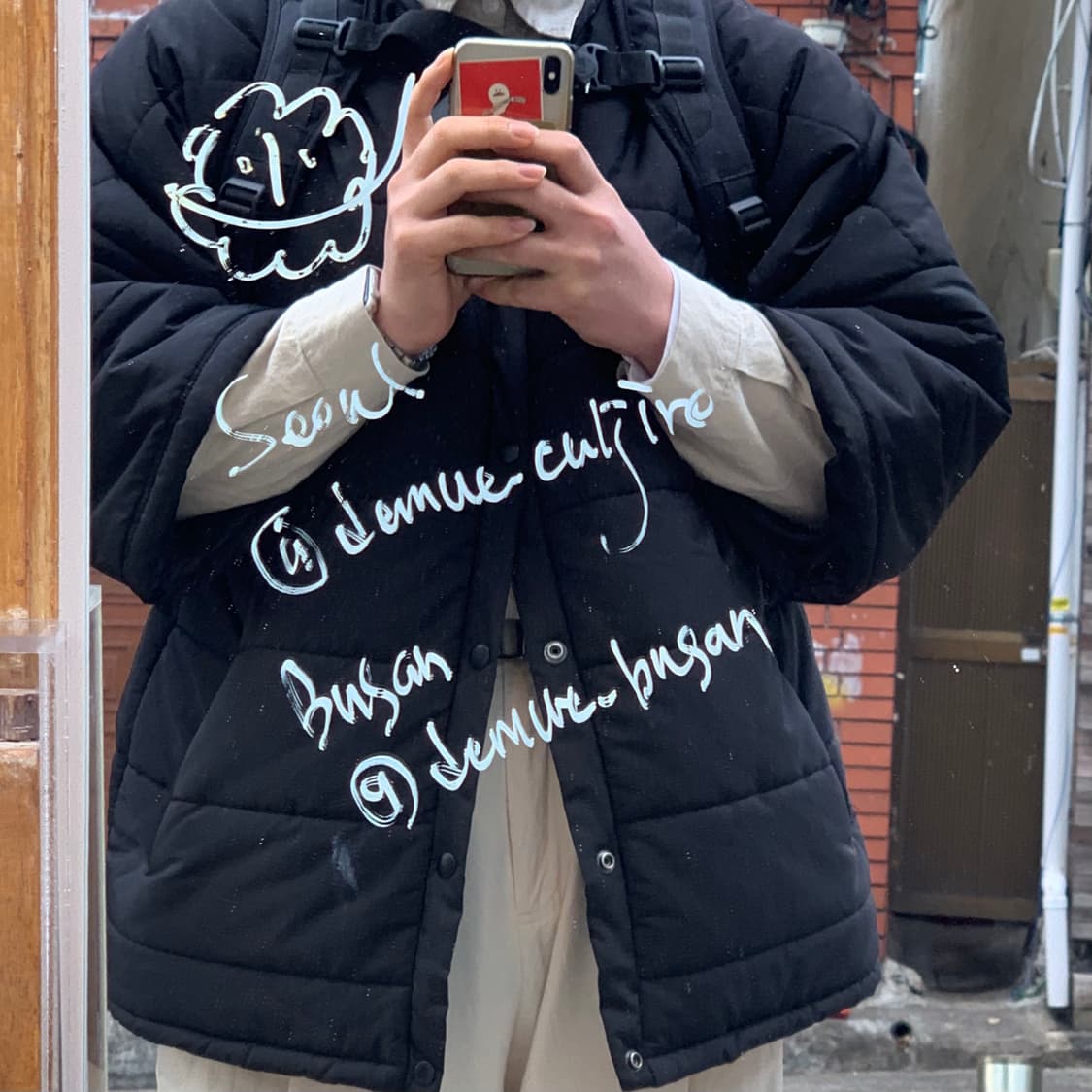 빈티지 7부 패딩 상품이미지3