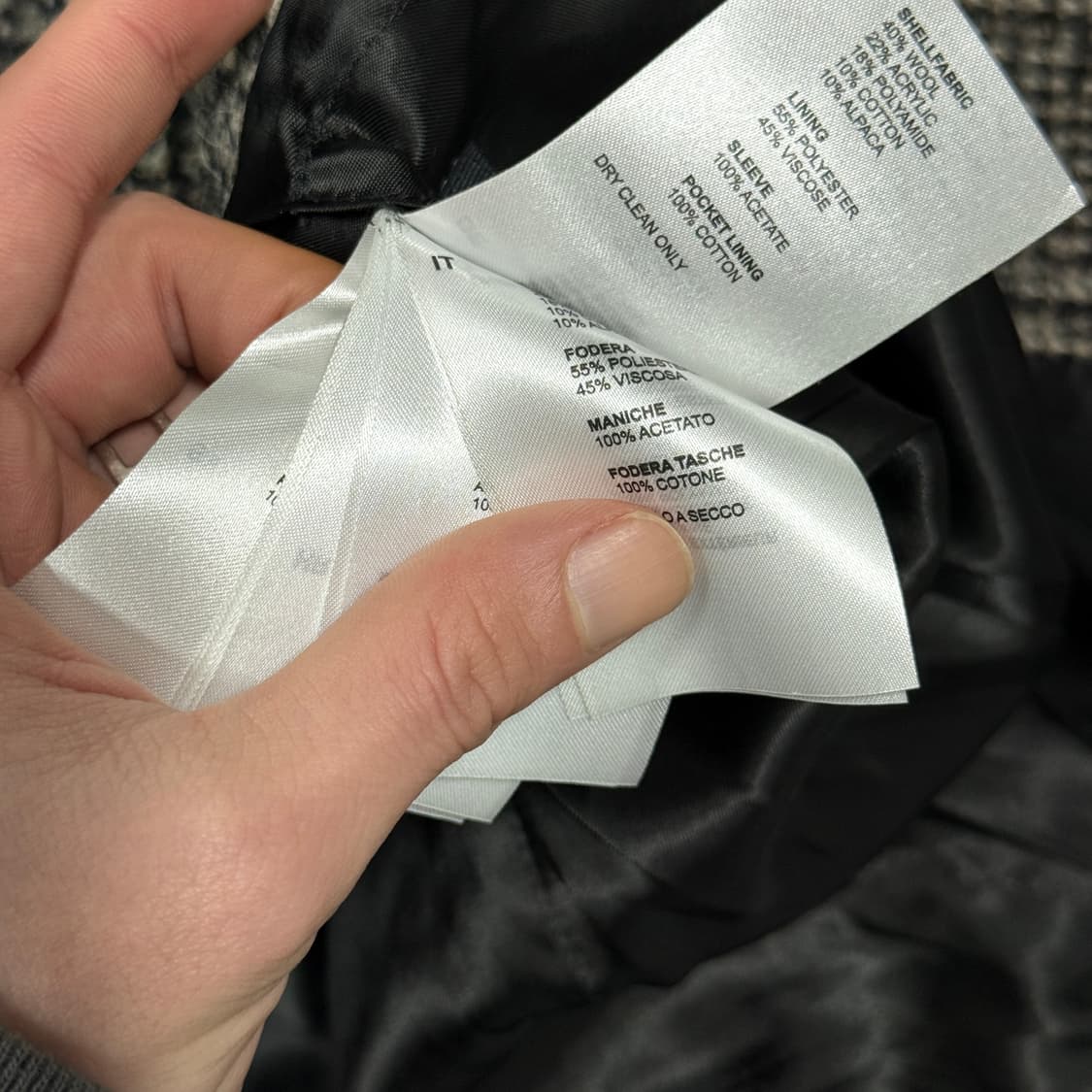 마르코 폴로 울 & 알파카 혼방 체크 롱 코드 상품이미지8